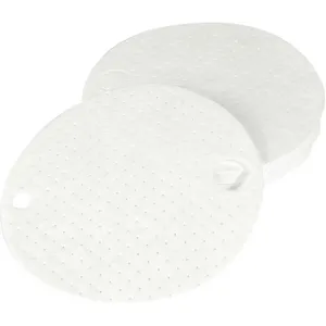 CONDOR 35ZR03 Drum Top Absorbent Pad 6 gal. White PK25 | AH6HEM