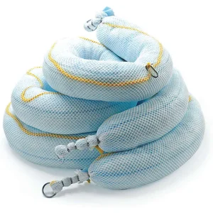 CONDOR 35ZR65 Absorbent Boom Light blue/White 32 Gallon PK4 | AH6HHE