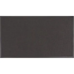 CONDOR 36VJ96 Carpeted Entrance Mat Black 2 Feet x 3 Feet | AH7KTR