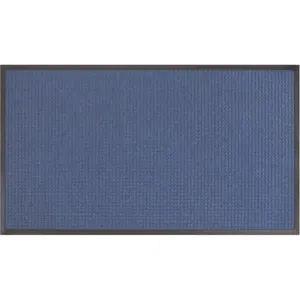 CONDOR 36VK29 Carpeted Entrance Mat Blue 2 Feet x 3 Feet | AH7KVB