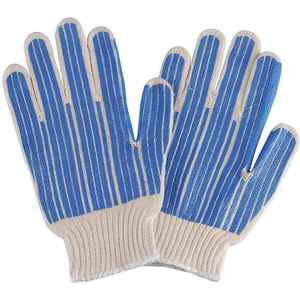 CONDOR 3AD77 Knit Glove Poly/cotton Mens L Pr | AC8HHN