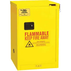 CONDOR 45AE87 Flammable Liquid Safety Cabinet 12 gal. | AH9VGE