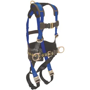 CONDOR 45J274 Full Body Harness Xl 425 Lb. Blue/black | AD6HFW