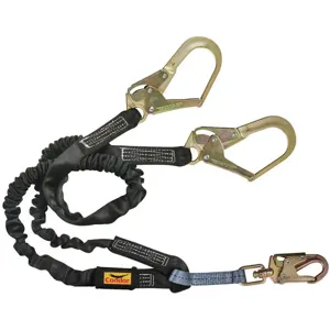 CONDOR 45J292 Lanyard 2 Leg Polyester Black | AG6RDV