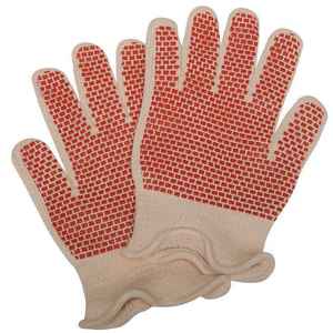 CONDOR 4JF36 Heat Resistant Gloves White/rust L Pr | AD8DUV