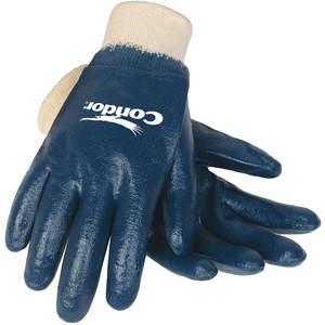 CONDOR 4NMT7 Coated Gloves M Blue/white Pr | AD8YTZ