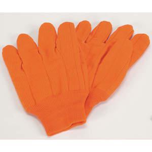 CONDOR 4NMU6 Canvas Gloves Cotton L Hi Visibility Orange Pr | AD8YUH