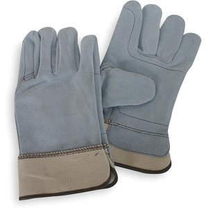 CONDOR 4TJU3 Leather Palm Gloves Cow Split Gray S Pr | AD9LUK