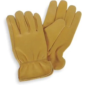 CONDOR 4TJV6 Drivers Gloves Deerskin Xl Gold Pr | AG7BWJ