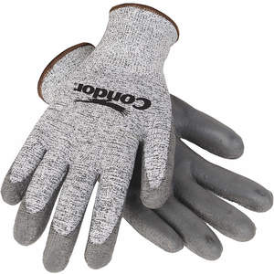 CONDOR 4TXL8 Cut Resistant Gloves Salt/pepper S Pr | AD9PJP