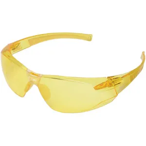 CONDOR 4VCL5 Safety Glasses Amber Scratch-resistant | AD9VGZ