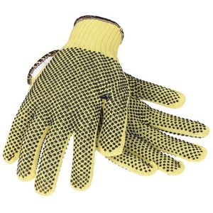 CONDOR 5AL18 Schnittschutzhandschuhe Gelb mit Schwarz S Pr | AE3BBU