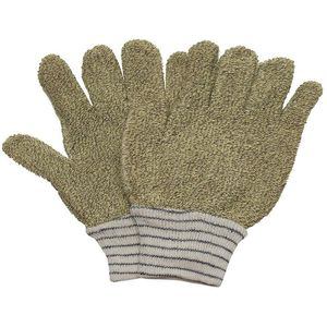 CONDOR 5MPK5 Hitzebeständige Handschuhe Grün/Natur S – 1 Paar | AE4THD