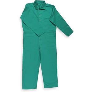 CONDOR 6NB97 Flame-resistant Coverall Green 3xl | AE9XCZ