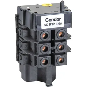 CONDOR SK-R3/16 Thermal Overload Block, 10 To 16 A | AA4KUZ 12T098