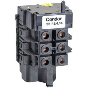 CONDOR SK-R3/6.3 Thermal Overload 4 to 6.3A 3-Phase MDR3 | AA4KUX 12T096