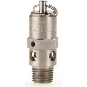 CONRADER SRH250-SS-175 Safety Valve Hard Seat 1/4 Inch 175 Psi Stainless Steel | AA7GHC 15X843