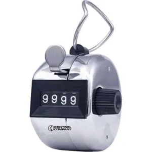 CONTROL COMPANY 3125 Hand Tally Counter 4 Digit | AF4YKA 9PX59