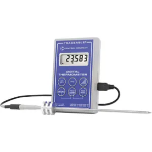 CONTROL COMPANY 6412 Thermometer -328 to 932 Degrees F USB | AH8TXW 38ZC59