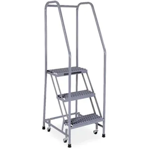 COTTERMAN 1003R1820A3E10B3C1P6 Rolling Ladder Welded Handrail Platform 30 Inch Height | AE2HXK 4XM28