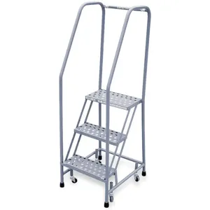 COTTERMAN 1003R1820A2E10B3C1P6 Rolling Ladder Welded Handrail Platform 30 Inch Height | AF2YWH 6ZEY6