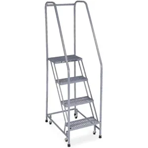 COTTERMAN 1004R1820A1E10B3 SS P6 P8 Rolling Ladder Welded Handrail Platform 40 Inch Height | AE3TXQ 5FYR5