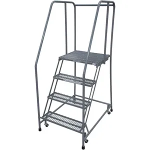 COTTERMAN 1004R2630A1E30B3C1P6 Rolling Ladder Welded Handrail Platform 40 Inch Height | AB6CMJ 20Z421