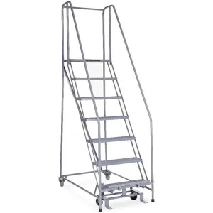 COTTERMAN 1007R2630A1E10B4 SS P6 P8 Rolling Ladder Welded Handrail Platform 70 Inch Height | AE3TXU 5FYR8