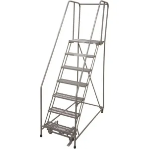 COTTERMAN 1007R2630A3E30B4C1P6 Rolling Ladder Welded Handrail Platform 70 Inch Height | AB6CMV 20Z431