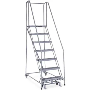 COTTERMAN 1007R2630A3E10B4C1P6 Rolling Ladder Welded Handrail Platform 70 Inch Height | AE2HXW 4XM38