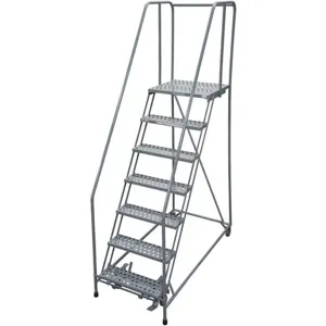 COTTERMAN 1007R2630A6E20B4C1P6 Rolling Ladder Welded Handrail Platform 70 Inch Height | AE3TZD 5FYW0