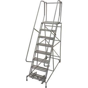 COTTERMAN 1008R2632A3E20B4C1P6 Rolling Ladder Assembled Handrail Platform 80 Inch Height | AE3TZV 5FYX5