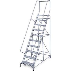 COTTERMAN 1010R2632A6E10B4C1P6 Rolling Ladder Assembled Handrail Platform 100 Inch Height | AD2VQB 3UY18