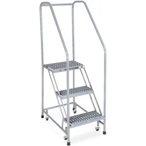 COTTERMAN 1203R1820A3E12B3C1P6 Rolling Ladder Welded Handrail Platform 30 Inch Height | AE2HYE 4XM50