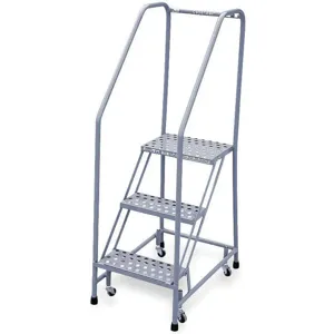 COTTERMAN 1203R1820A6E12B3C1P6 Rolling Ladder Welded Handrail Platform 30 Inch Height | AD2VQC 3UY22