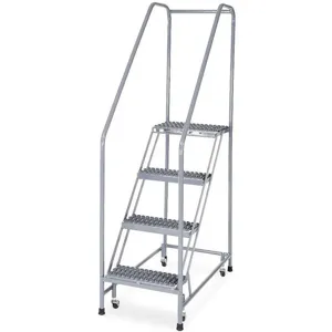 COTTERMAN 1204R1820A3E12B3C1P6 Rolling Ladder Welded Handrail Platform 40 Inch Height | AE2HYG 4XM52