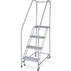 COTTERMAN 1204R1820A2E12B3C1P6 Rolling Ladder Welded Handrail Platform 40 Inch Height | AF2YVF 6ZEW1