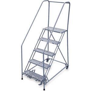 COTTERMAN 1205R2630A6E12B4C1P6 Rolling Ladder Welded Handrail Platform 50 Inch Height | AD2VQE 3UY24