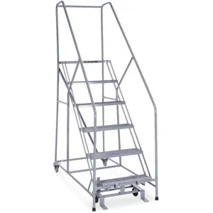 COTTERMAN 1206R2630A1E12B4C1P6 Rolling Ladder Welded Handrail Platform 60 Inch Height | AE2HYM 4XM57