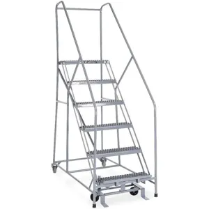 COTTERMAN 1206R2630A3E12B4C1P6 Rolling Ladder Welded Handrail Platform 60 Inch Height | AE2HYN 4XM58