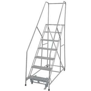 COTTERMAN 1207R2630A2E12B4C1P6 Rolling Ladder Welded Handrail Platform 70 Inch Height | AF2YVK 6ZEW5