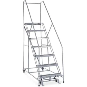 COTTERMAN 1207R2630A3E12B4C1P6 Rolling Ladder Welded Handrail Platform 70 Inch Height | AE2HYQ 4XM60