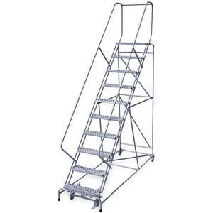 COTTERMAN 1210R2632A1E12B4C1P6 Rolling Ladder Assembled Handrail Platform 100 Inch Height | AB3HPC 1TGX1