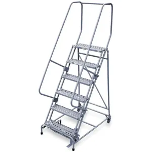 COTTERMAN 1506R2630A1E10B4W4C1P6 Rolling Ladder Unassembled Handrail Platform 60 Inch Height | AE3TYA 5FYT4