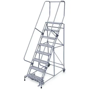 COTTERMAN 1508R2632A6E20B4C1P6 Rolling Ladder Unassembled Handrail Platform 80 Inch Height | AB6CCL 20Z199