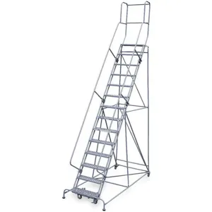 COTTERMAN 1514R2642A1E30B4C1P3 Rolling Ladder Unassembled Handrail Platform 140 Inch Height | AB6CFC 20Z261