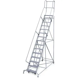 COTTERMAN 1715R2642A3E12B4W4C1P3 Rolling Ladder Handrail Platform 150 Inch Height | AB6CLK 20Z398