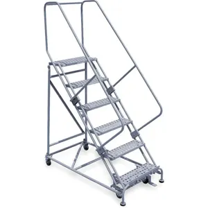 COTTERMAN 2606R2630A3E24B4W5C1P6 Rolling Ladder Handrail Platform 60 Inch Height | AB6CNH 20Z443