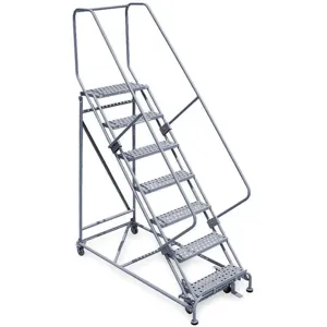 COTTERMAN 2607R2630A3E24B4W5C1P6 Rolling Ladder Handrail Platform 70 Inch Height | AB6CNL 20Z446