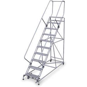 COTTERMAN 2610R2632A1E12B4W5C1P6 Rolling Ladder Unassembled Handrail Platform 100 Inch Height | AE3UAT 5FYZ6